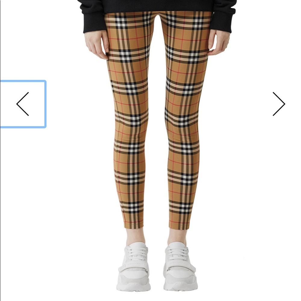 Burberry "Belvoir" Vintage-Check Leggings
